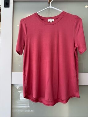 UNWORN Gentle Fawn Brielle Short Sleeve Tee-Berry